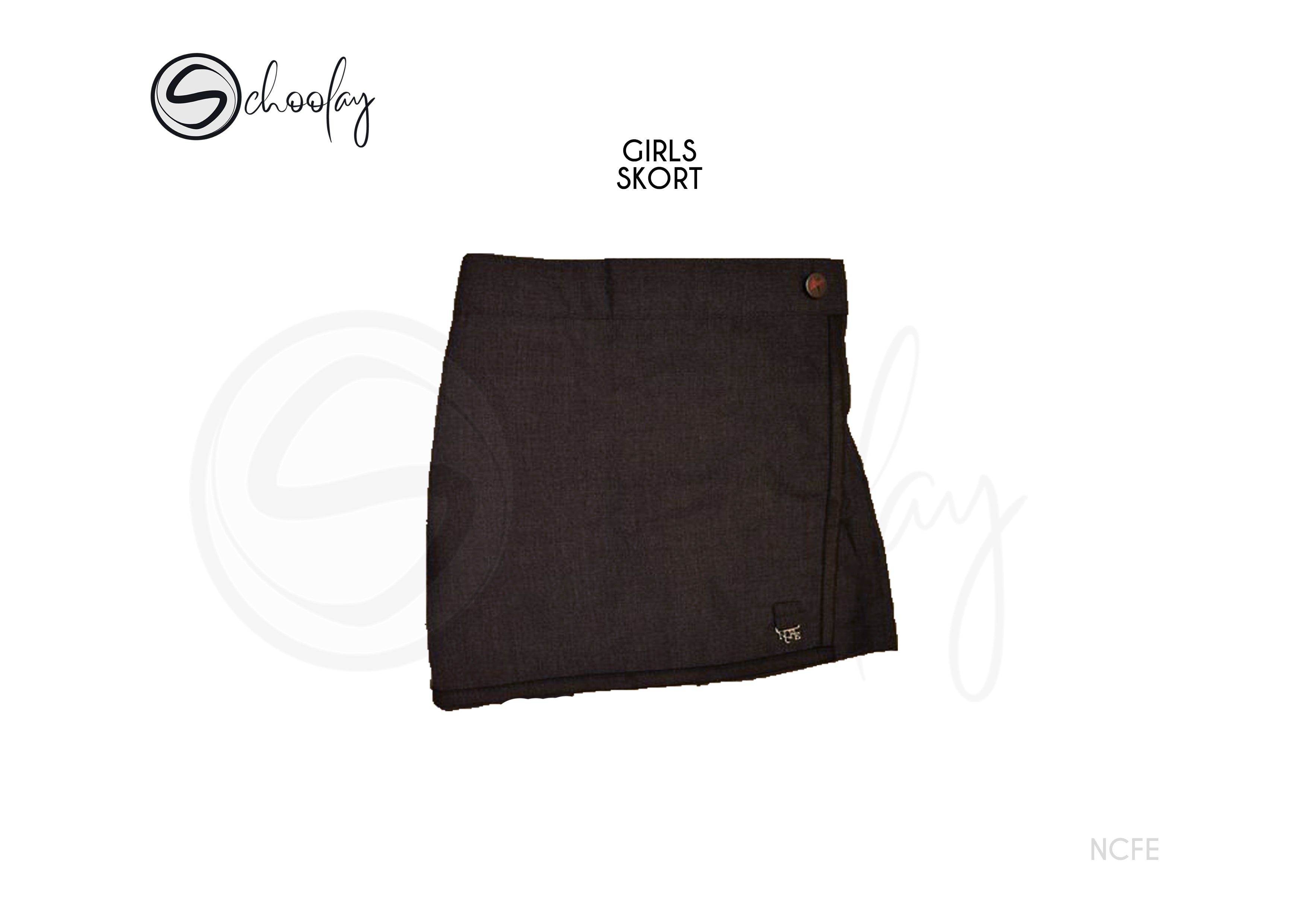 NCFE Girls Skort Grey