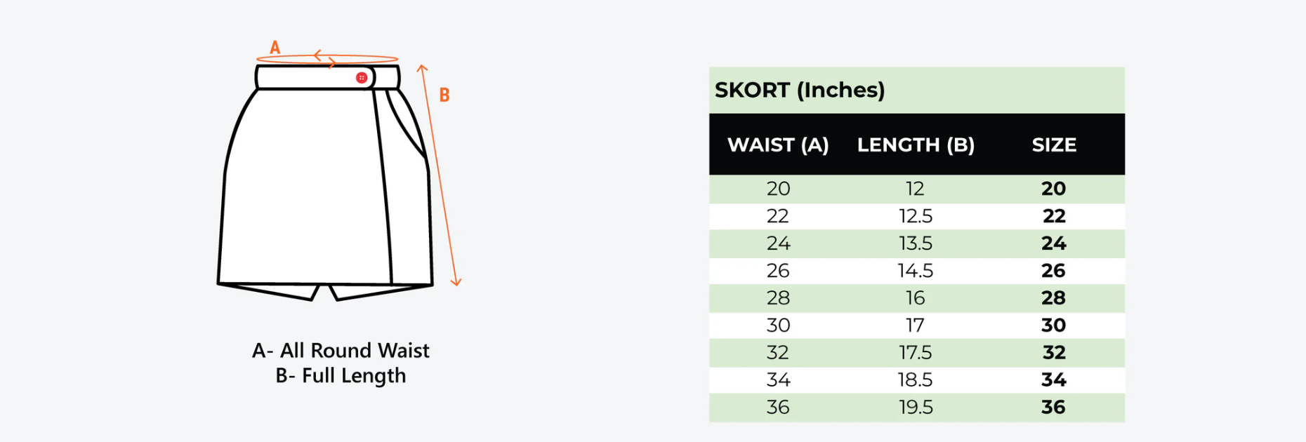 NCFE Girls Skort Grey