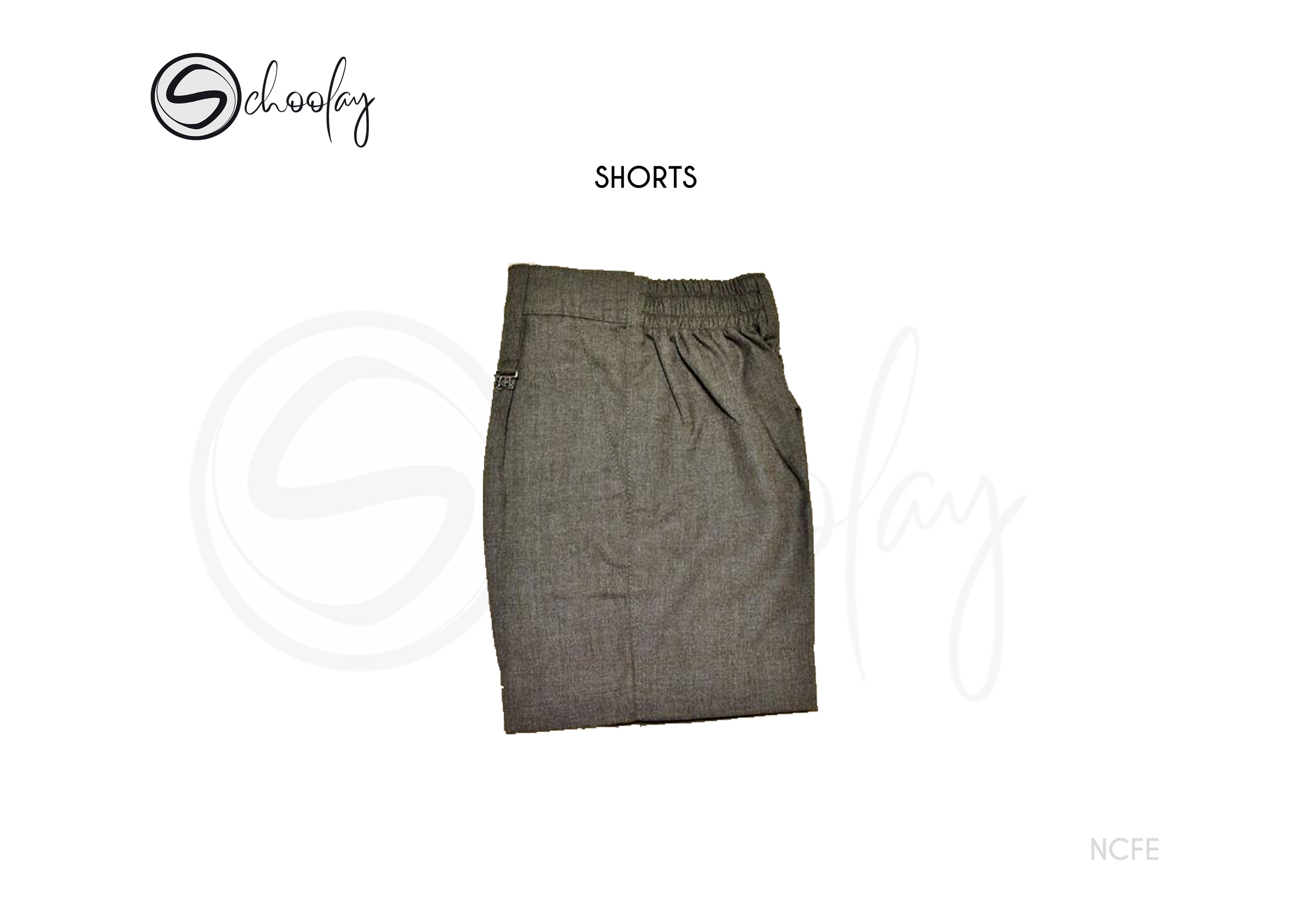 NCFE Boys Shorts Grey