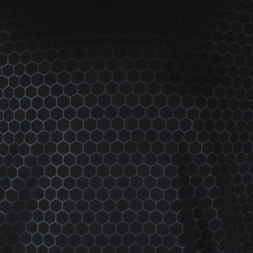 All Day Wear Hexagon Embossed Pack of 3 Tees Black Navy and Teal