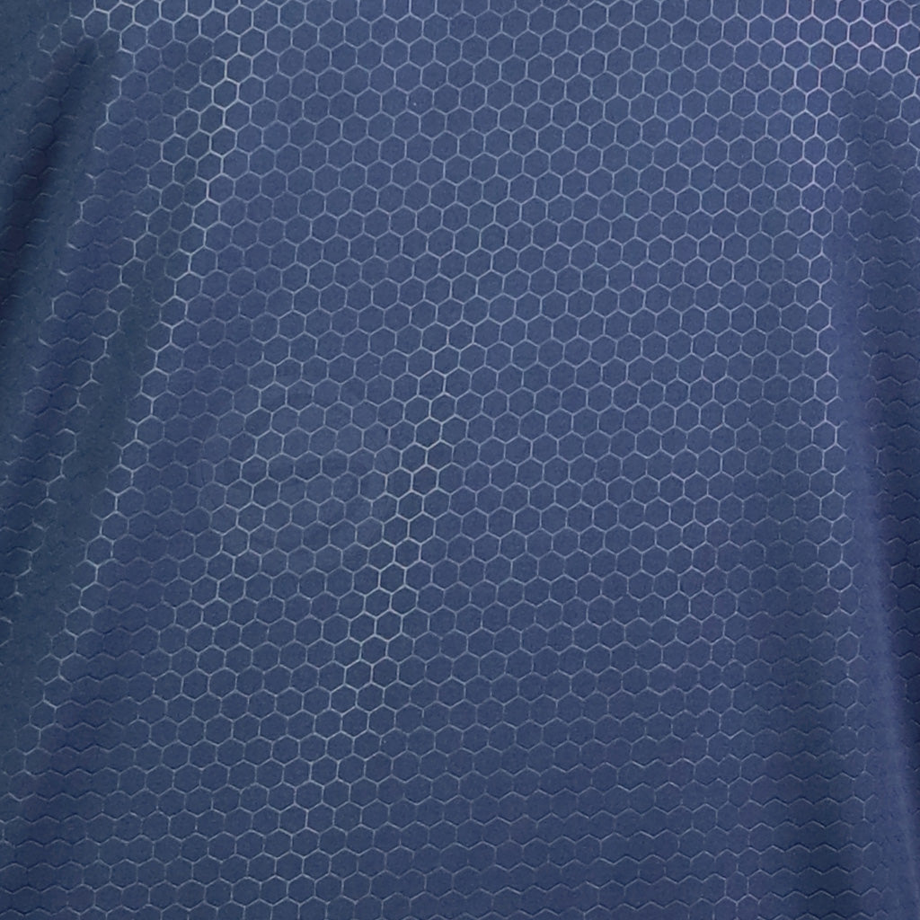 All Day Wear Hexagon Embossed Pack of 3 Tees Black Navy and Teal