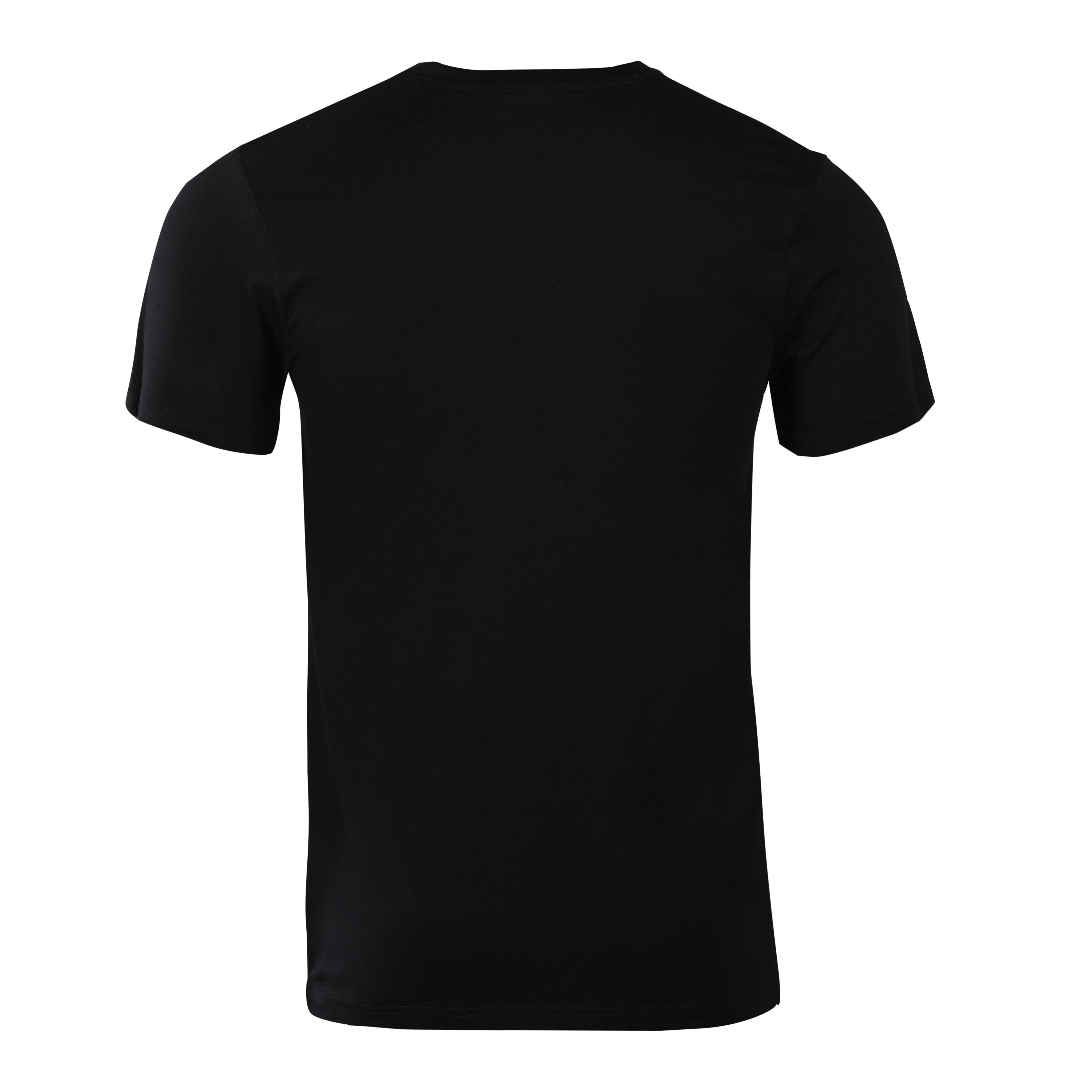 Solid Black Crew Neck Zero Stain 100 Percent Premium Cotton T shirt