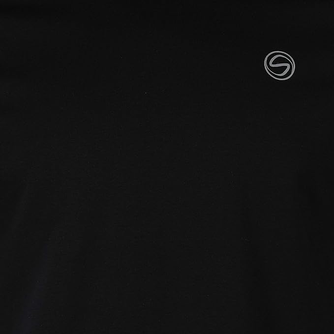 Stain Repeller Solid Black Tee