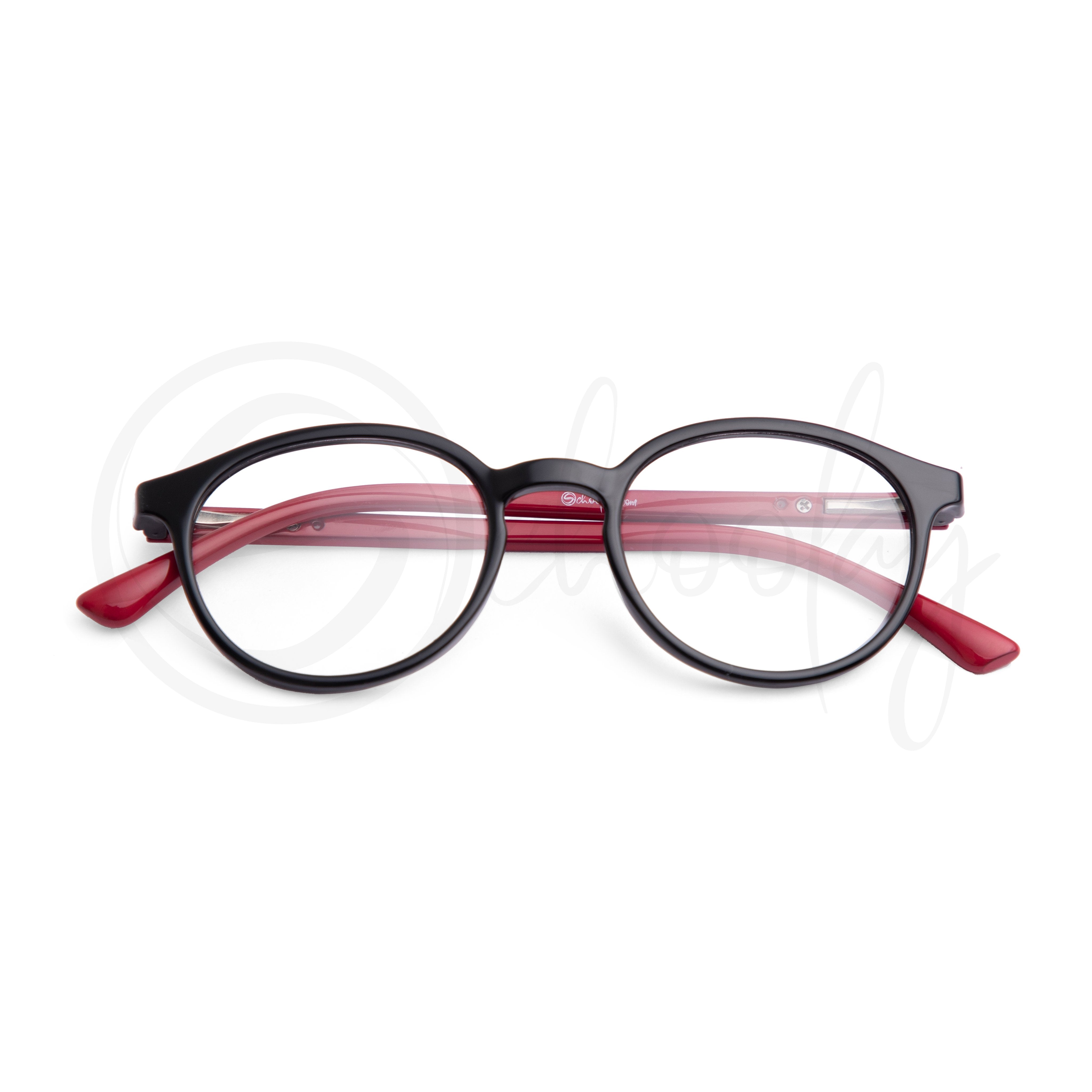 Teens or Adults WFH Eye Protection Red Oval Teen Spects