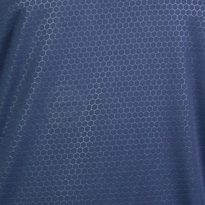 All Day Wear Hexagon Embossed Pack of 3 Tees Black Navy and Teal