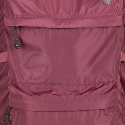 Maroon JackPack Jacket and Backpack Core Functionality