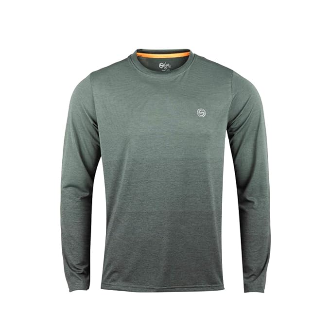 Ombre engineered stripe Olive Green