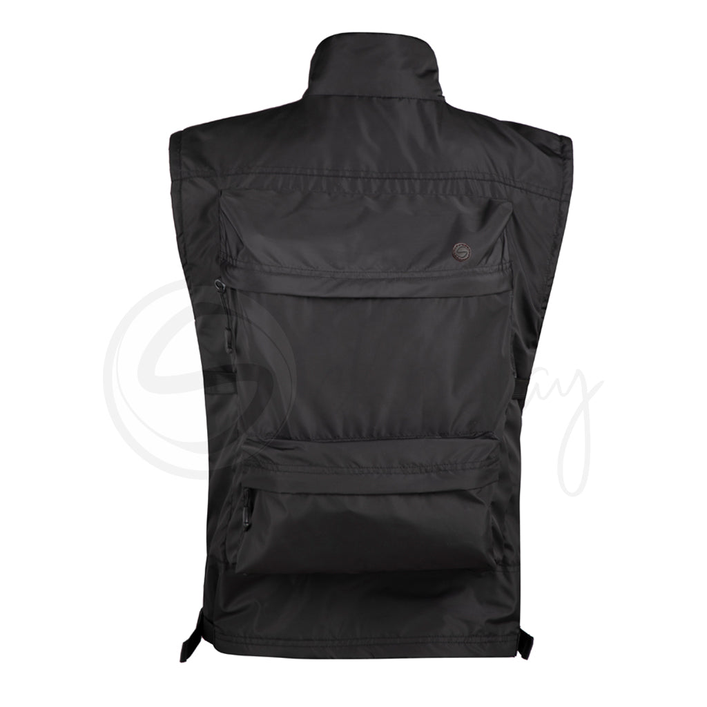 Black JackPack (Jacket + Backpack) Core Functionality