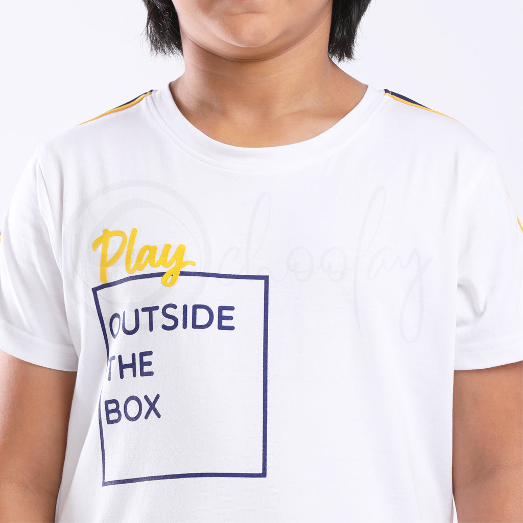 Play- It Stain Repellant Tee Shirt- White
