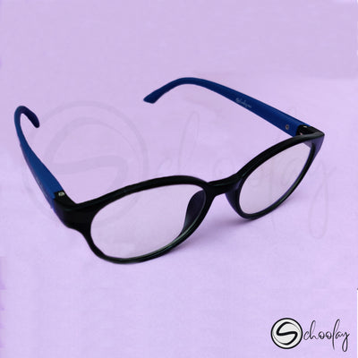 2-12 Years Online Class Eye Protection -  Cobalt Blue Oval Specs