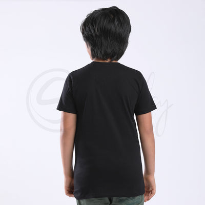 Stain Repeller Solid Black Tee