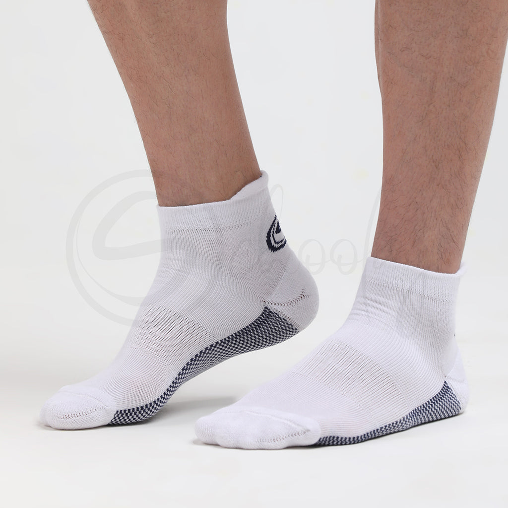 Anti-Fungal Sports Socks White (Teen)