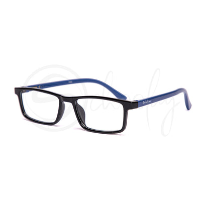 Teens/Adults LFH/WFH Eye Protection - Blue Rectangle Teen Specs