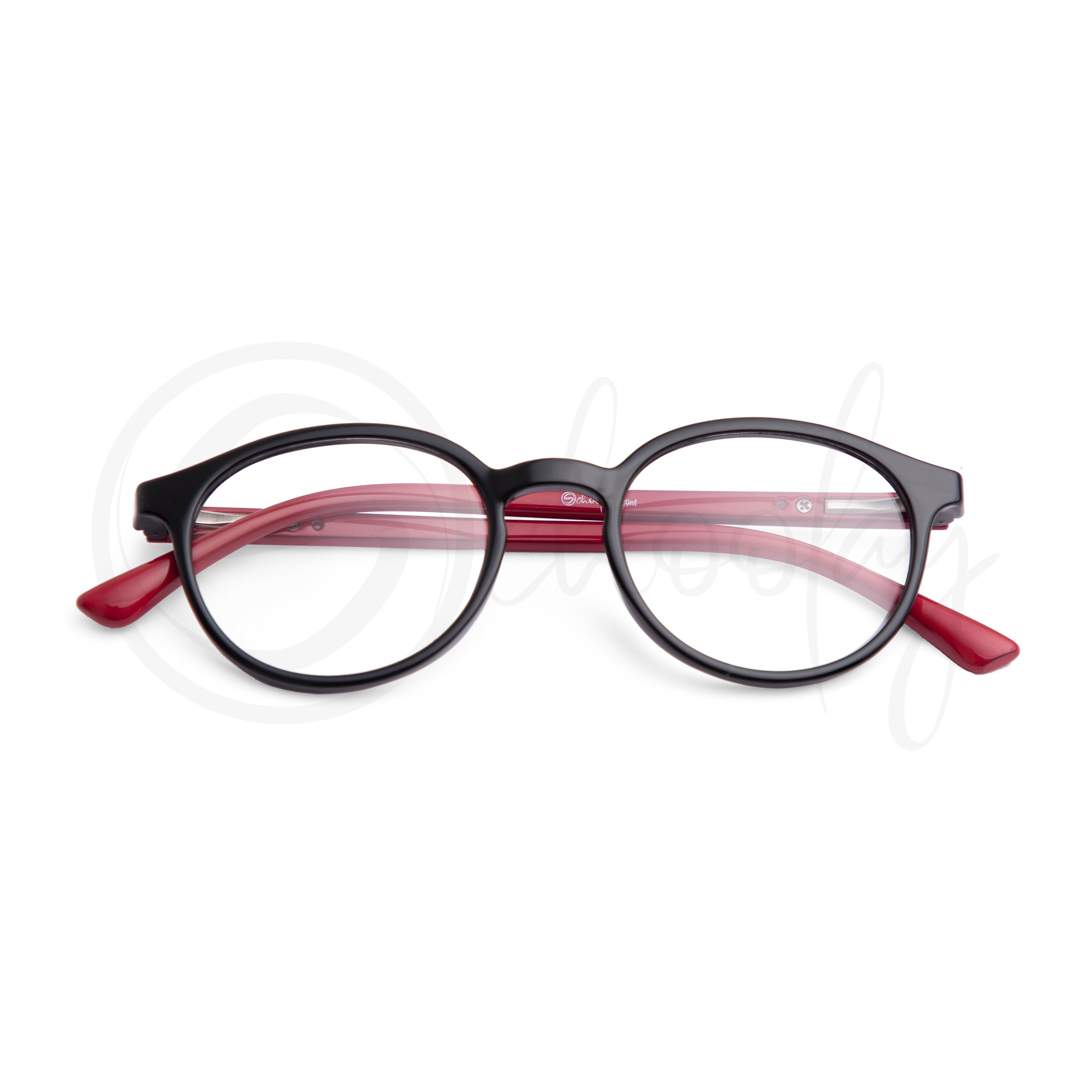 Teens/Adults WFH Eye Protection - Red Oval Teen Spects
