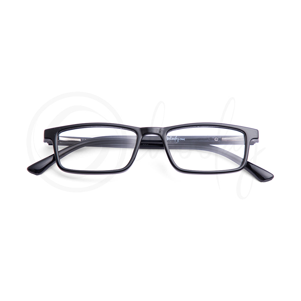 Teens/Adults WFH Eye Protection - Black Rectangle Adult Specs