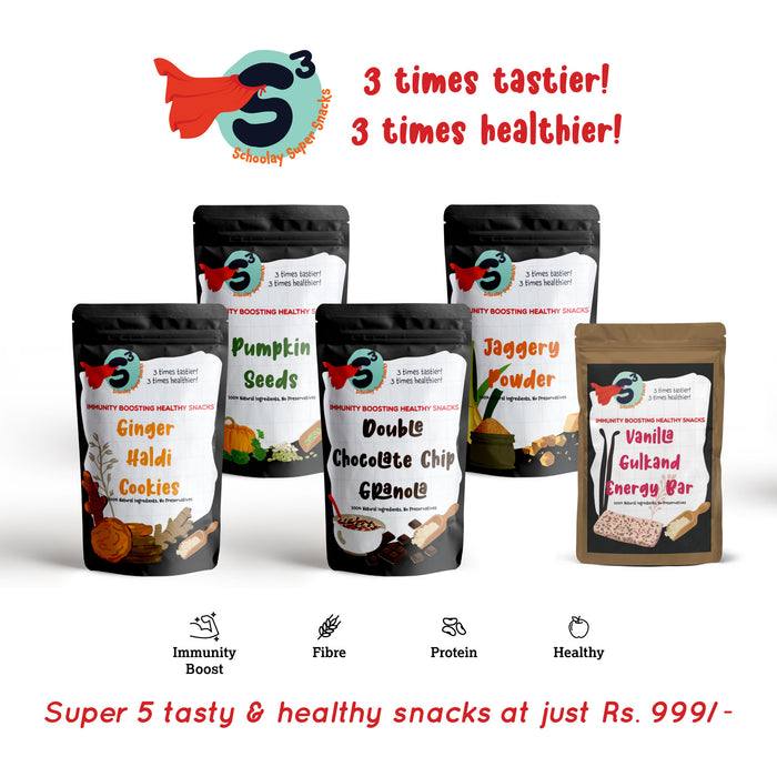 Super 5 Immunity Booster Snack Combo (Healthier & Tastier)